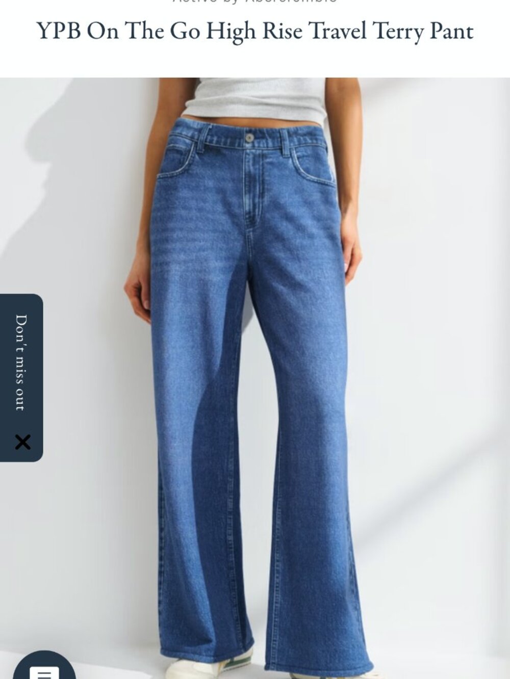 YPB On The Go Travel Terry Pant